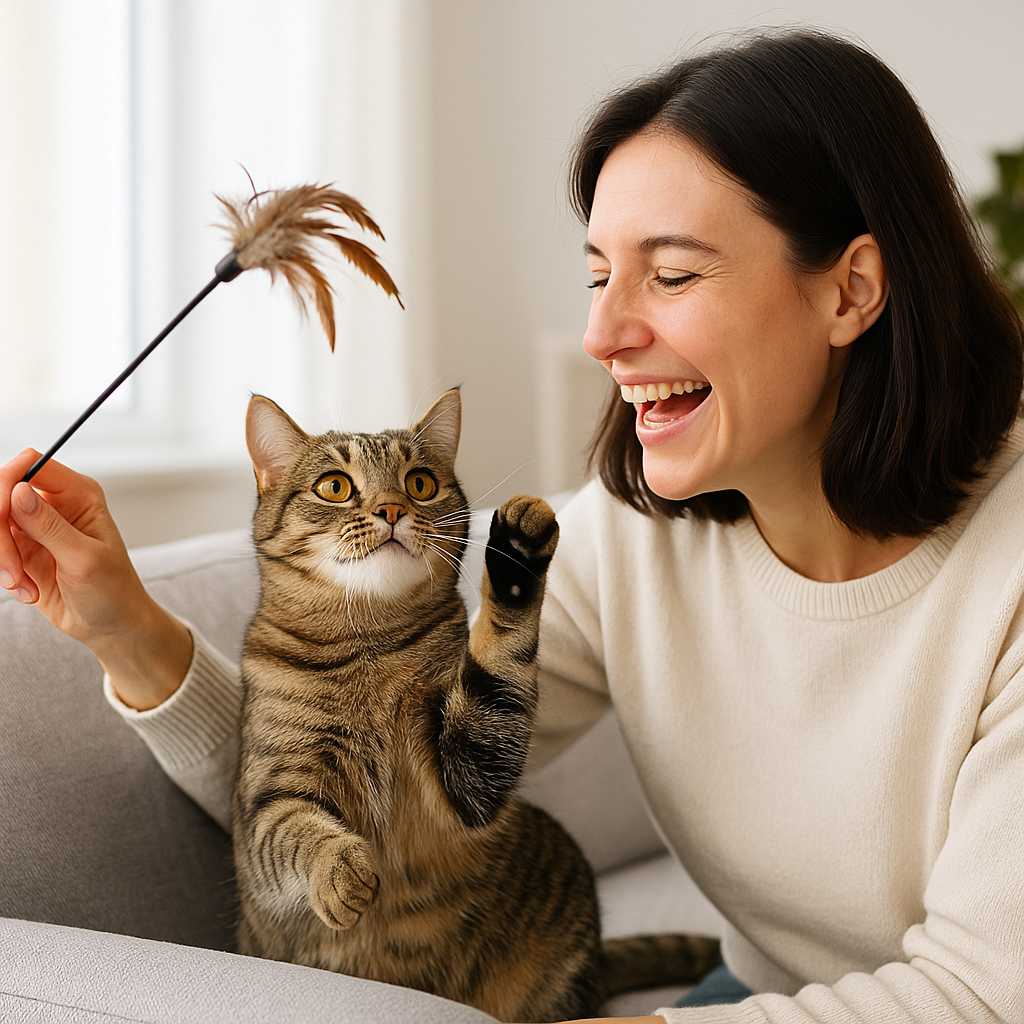 8 วิธีที่จะทำให้แมวของคุณรักคุณมากขึ้น!