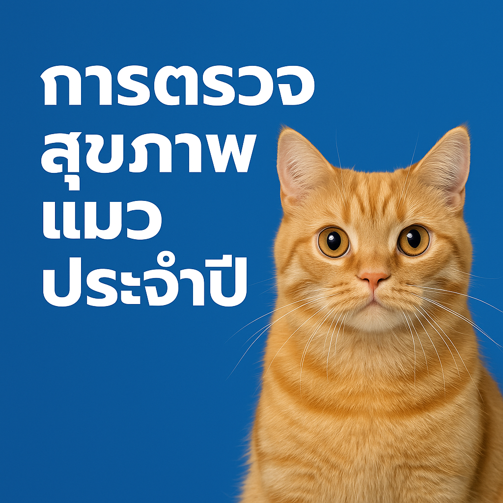 การตรวจสุขภาพแมวประจำปี สำคัญแค่ไหน?